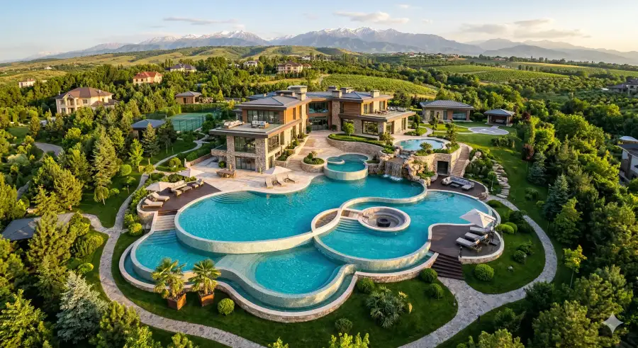 Бассейны сложных конструкций и форм